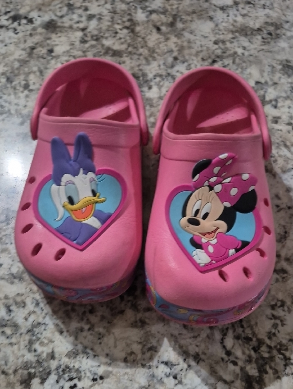 Disney Pink Minnie & Daisy Kids Slip-On Clogs